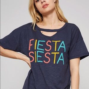 NWT Navy Fiesta Siesta Tee